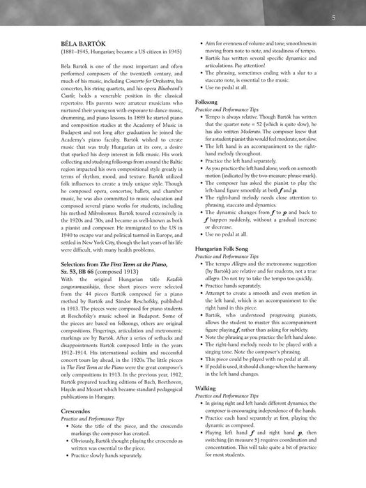 The 20th Century - Elementary Level 33 Piano Pieces by Béla Bartók, Dmitri Kabalevsky and Dmitri Shos 鋼琴 小品 | 小雅音樂 Hsiaoya Music