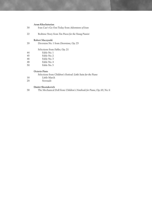 The 20th Century - Early Intermediate Level 27 Piano Pieces 鋼琴 小品 | 小雅音樂 Hsiaoya Music