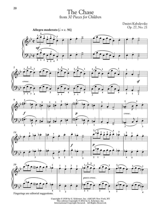 The 20th Century - Intermediate Level 25 Pieces by Barber, Bartók, Kabalevsky, Khachaturian, Prokofiev, 小品 | 小雅音樂 Hsiaoya Music