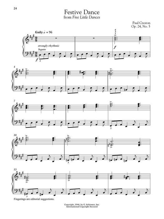 The 20th Century - Intermediate Level 25 Pieces by Barber, Bartók, Kabalevsky, Khachaturian, Prokofiev, 小品 | 小雅音樂 Hsiaoya Music