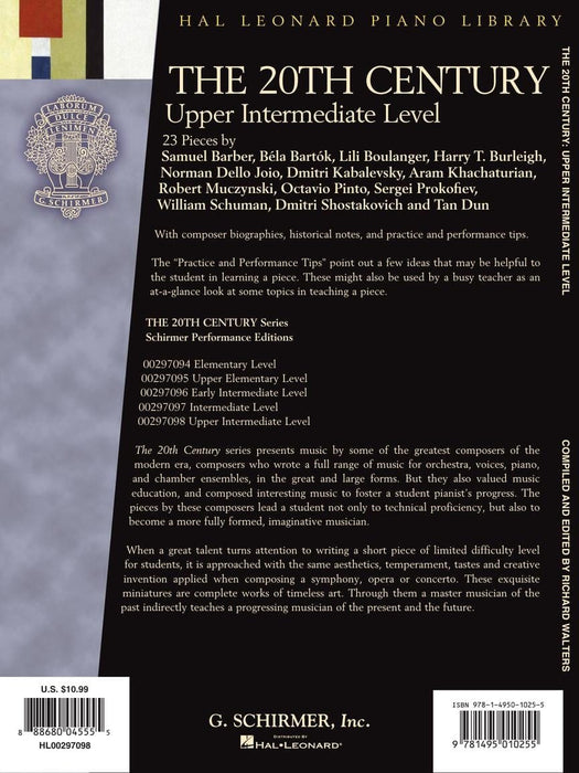 The 20th Century - Upper Intermediate Level 23 Piano Pieces 鋼琴 小品 | 小雅音樂 Hsiaoya Music