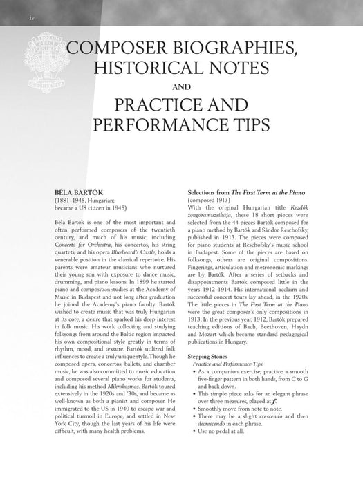 Baroque to Modern: Elementary Level 33 Pieces by 10 Composers in Progressive Order 巴洛克 小品 | 小雅音樂 Hsiaoya Music