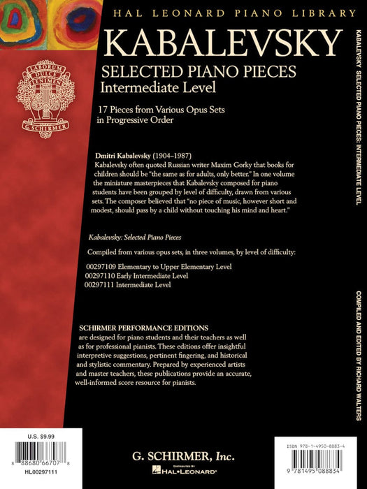 Dmitri Kabalevsky - Selected Piano Pieces Intermediate Level 鋼琴 小品 | 小雅音樂 Hsiaoya Music