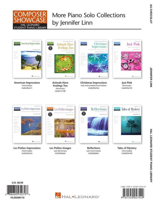 Au Chocolat - Original Piano Solos in Impressionist Style NFMC 2020-2024 Selection Composer Showcase Hal Leonard Student Piano Library Late Elementary Level 鋼琴 獨奏 風格 作曲家 鋼琴 | 小雅音樂 Hsiaoya Music