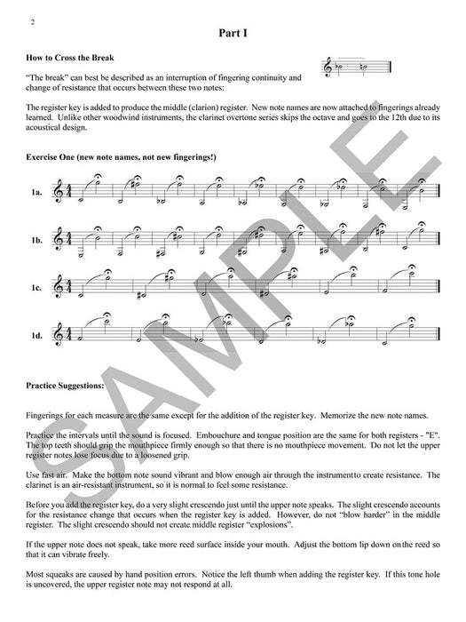 The Break Mastering the Middle Register of the Clarinet 豎笛 | 小雅音樂 Hsiaoya Music