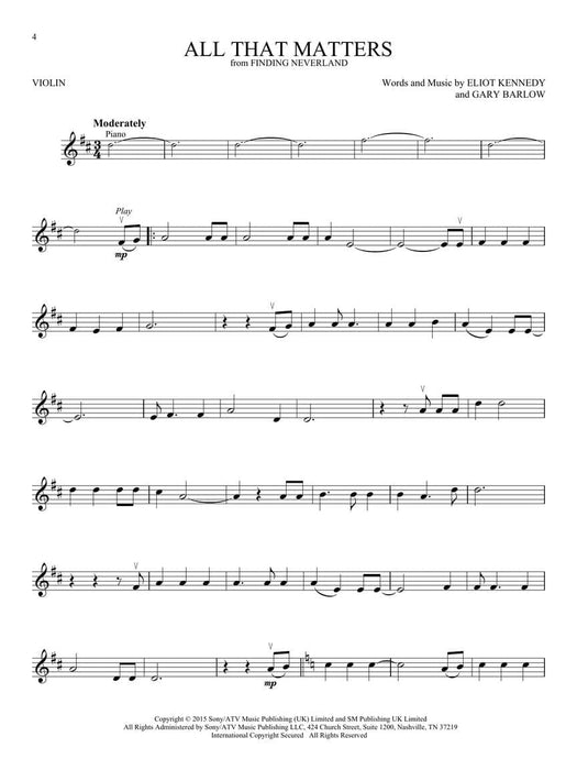 Contemporary Broadway Instrumental Play-Along for Violin 百老匯 小提琴 | 小雅音樂 Hsiaoya Music