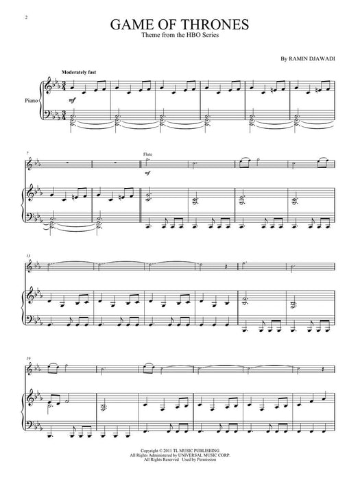 Game of Thrones for Flute and Piano Theme from the HBO Series 長笛 鋼琴主題 | 小雅音樂 Hsiaoya Music