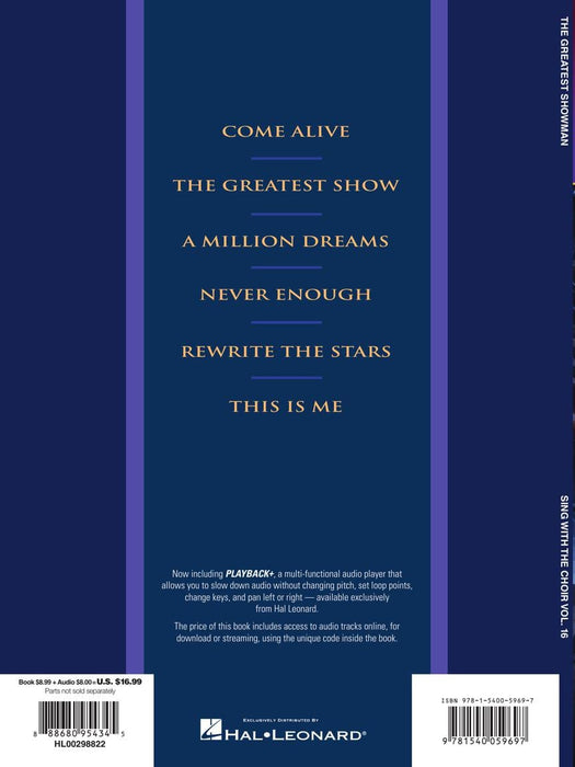 The Greatest Showman Sing with the Choir Volume 16 | 小雅音樂 Hsiaoya Music