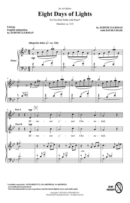 Eight Days of Lights Judith Clurman - Rejoice: Honoring the Jewish Spirit Series | 小雅音樂 Hsiaoya Music