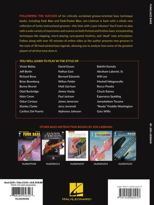 Funk/Jazz Bass The Best Single Source for Learning to Play Like the Masters Video Access Included 單曲 | 小雅音樂 Hsiaoya Music