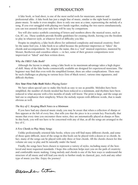 Your First Fake Book - 2nd Edition Featuring Large Music Notation, Lyrics, & Simplified Harmonies C Edition 費克 | 小雅音樂 Hsiaoya Music