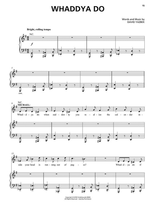 Tootsie Vocal Selections: Vocal Line with Piano Accompaniment 鋼琴 伴奏 | 小雅音樂 Hsiaoya Music