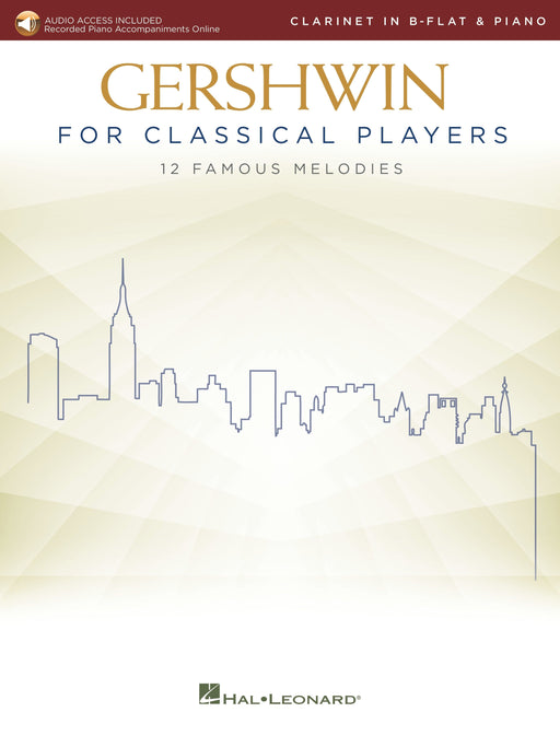 Gershwin for Classical Players Clarinet and Piano Book with Recorded Piano Accompaniments Online 蓋希文 古典 豎笛 鋼琴 伴奏 | 小雅音樂 Hsiaoya Music