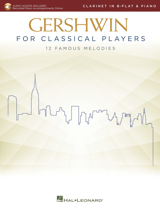 Gershwin for Classical Players Clarinet and Piano Book with Recorded Piano Accompaniments Online 蓋希文 古典 豎笛 鋼琴 伴奏 | 小雅音樂 Hsiaoya Music