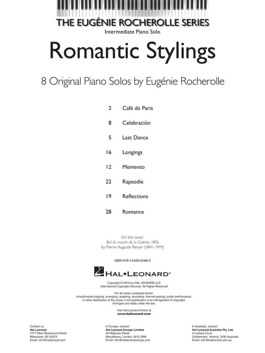 Romantic Stylings The Eugénie Rocherolle Series Intermediate Piano Solos 鋼琴 獨奏 | 小雅音樂 Hsiaoya Music