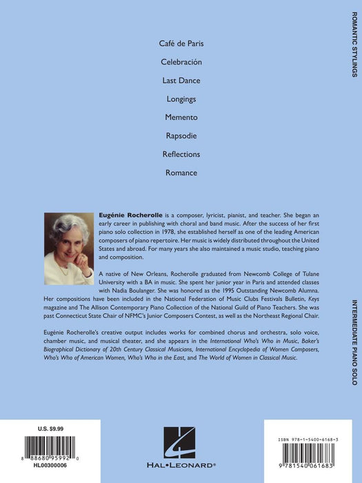 Romantic Stylings The Eugénie Rocherolle Series Intermediate Piano Solos 鋼琴 獨奏 | 小雅音樂 Hsiaoya Music