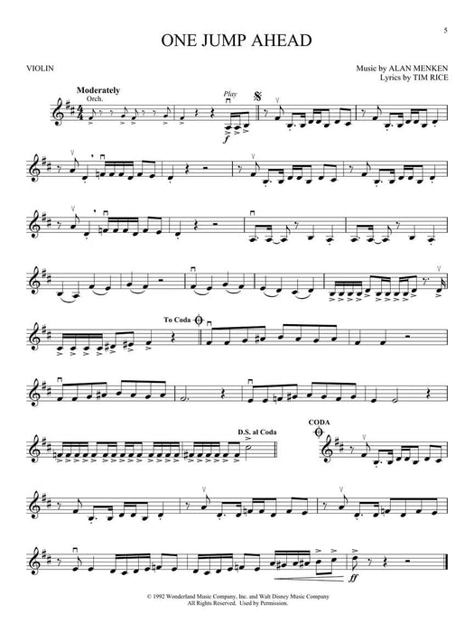 Aladdin Instrumental Play-Along Series for Violin 小提琴 | 小雅音樂 Hsiaoya Music