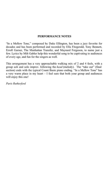 In a Mellow Tone 艾靈頓 | 小雅音樂 Hsiaoya Music