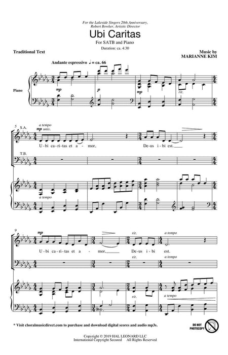 Ubi Caritas Rollo Dilworth Choral Series 合唱 | 小雅音樂 Hsiaoya Music