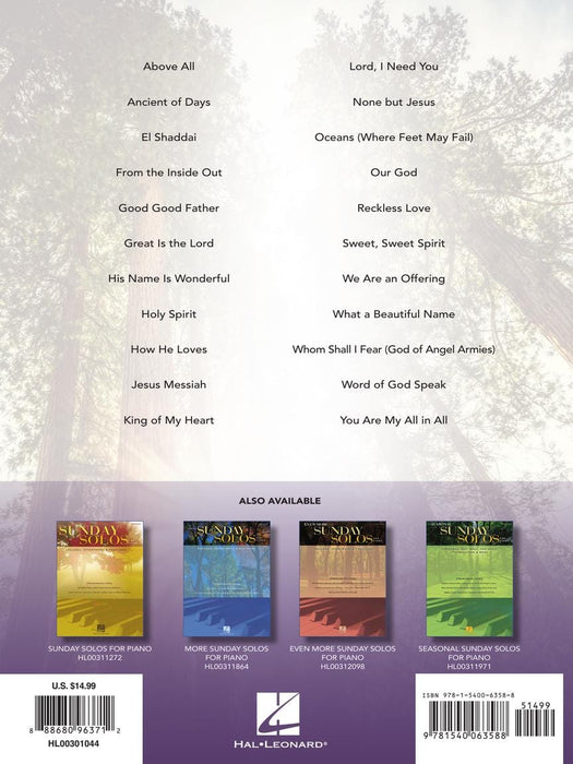 Sunday Solos in the Key of C Classic & Contemporary Worship Songs 獨奏 | 小雅音樂 Hsiaoya Music