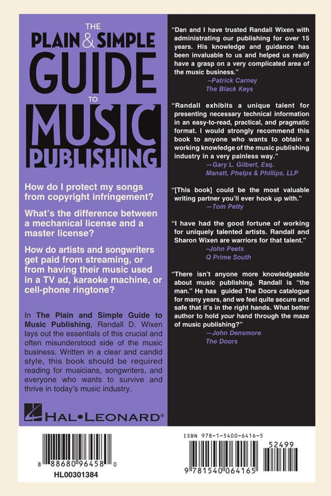 The Plain & Simple Guide to Music Publishing - 4th Edition Foreword by Tom Petty | 小雅音樂 Hsiaoya Music
