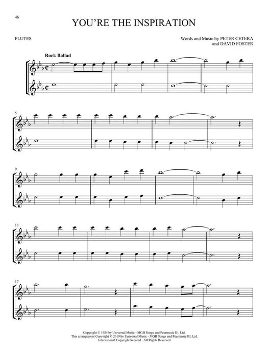 Classic Rock for Two Flutes Easy Instrumental Duets 長笛 二重奏 | 小雅音樂 Hsiaoya Music