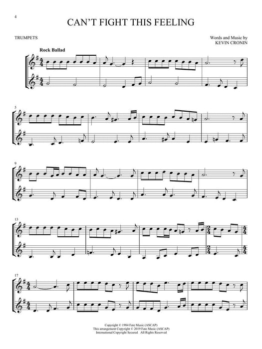 Classic Rock for Two Trumpets Easy Instrumental Duets 小號 二重奏 | 小雅音樂 Hsiaoya Music