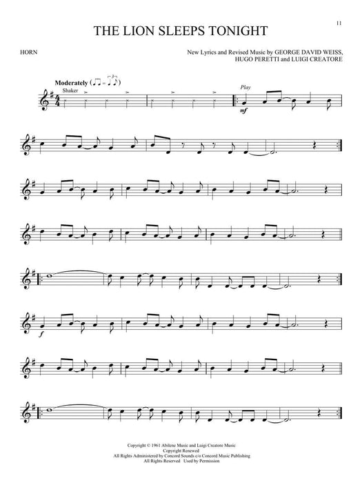 The Lion King for Horn Instrumental Play-Along 法國號 | 小雅音樂 Hsiaoya Music