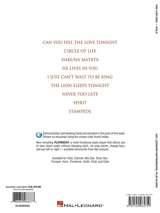 The Lion King for Viola Instrumental Play-Along 中提琴 | 小雅音樂 Hsiaoya Music