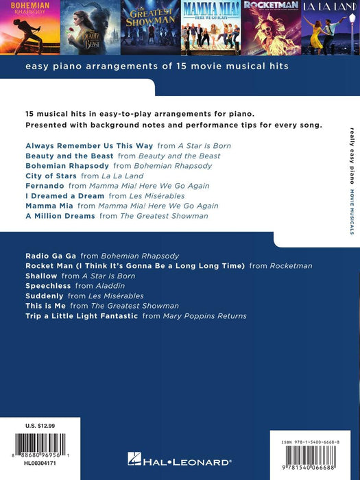 Really Easy Piano - Movie Musicals 鋼琴 | 小雅音樂 Hsiaoya Music