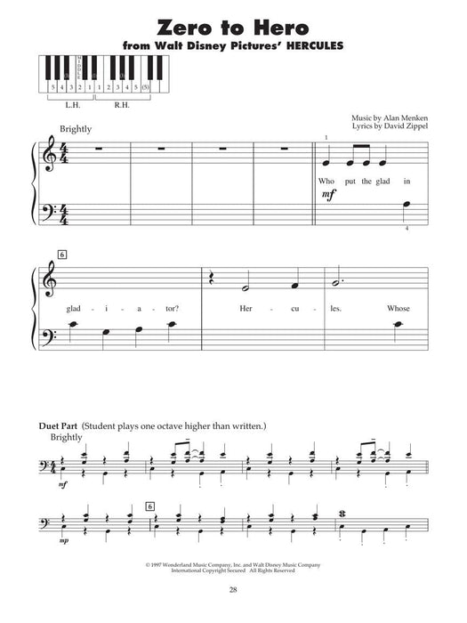 Disney Tunes Five-Finger Piano 鋼琴 | 小雅音樂 Hsiaoya Music