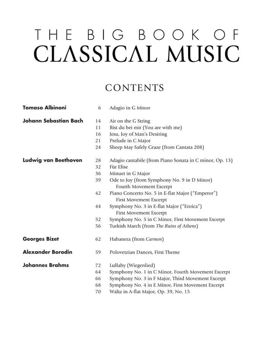 The Big Book of Classical Music 古典 | 小雅音樂 Hsiaoya Music
