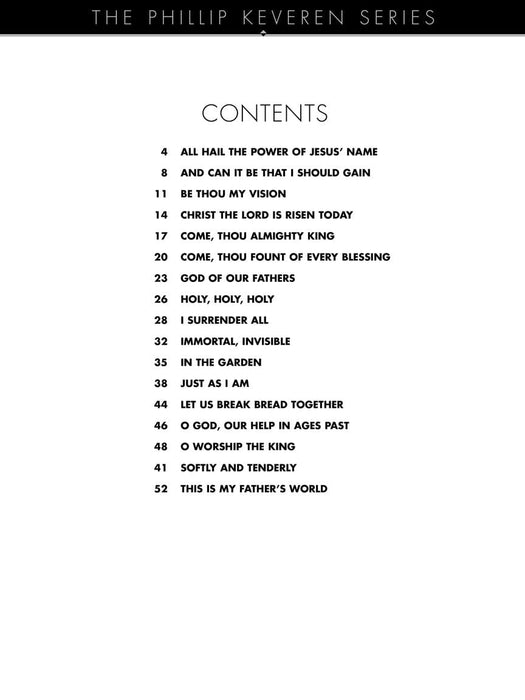 Immortal Hymns arr. Phillip Keveren The Phillip Keveren Series Easy Piano 鋼琴 | 小雅音樂 Hsiaoya Music