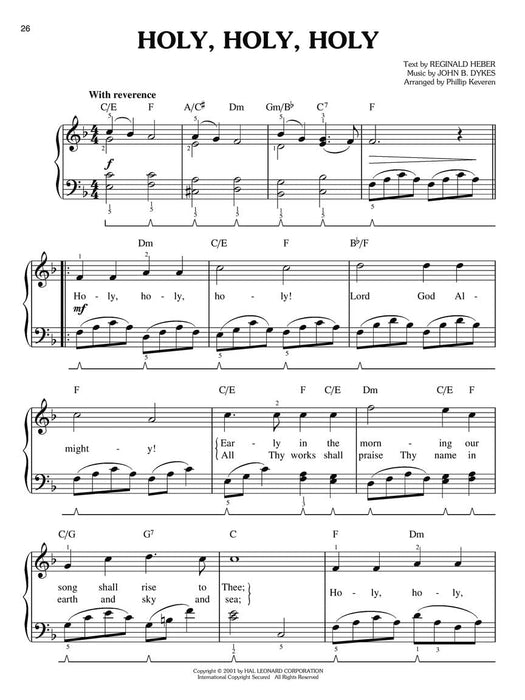 Immortal Hymns arr. Phillip Keveren The Phillip Keveren Series Easy Piano 鋼琴 | 小雅音樂 Hsiaoya Music