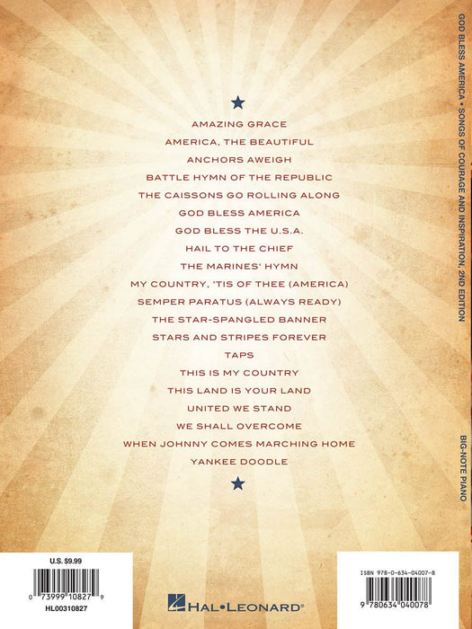 God Bless America® - 2nd Edition Songs of Courage and Inspiration | 小雅音樂 Hsiaoya Music