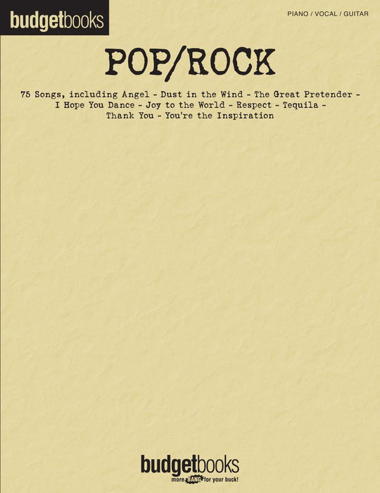 Pop/Rock Budget Books | 小雅音樂 Hsiaoya Music