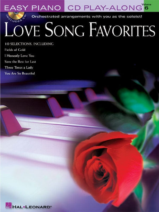 Love Song Favorites Easy Piano CD Play-Along Volume 6 鋼琴 | 小雅音樂 Hsiaoya Music