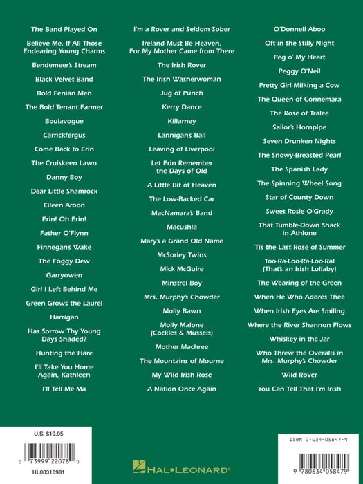 The Big Book of Irish Songs | 小雅音樂 Hsiaoya Music