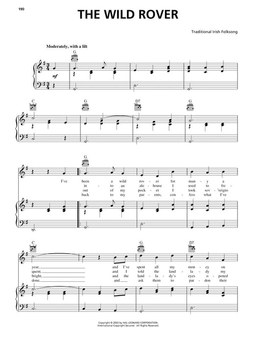 The Big Book of Irish Songs | 小雅音樂 Hsiaoya Music