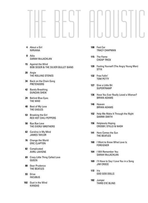 The Best Acoustic Rock Songs Ever | 小雅音樂 Hsiaoya Music