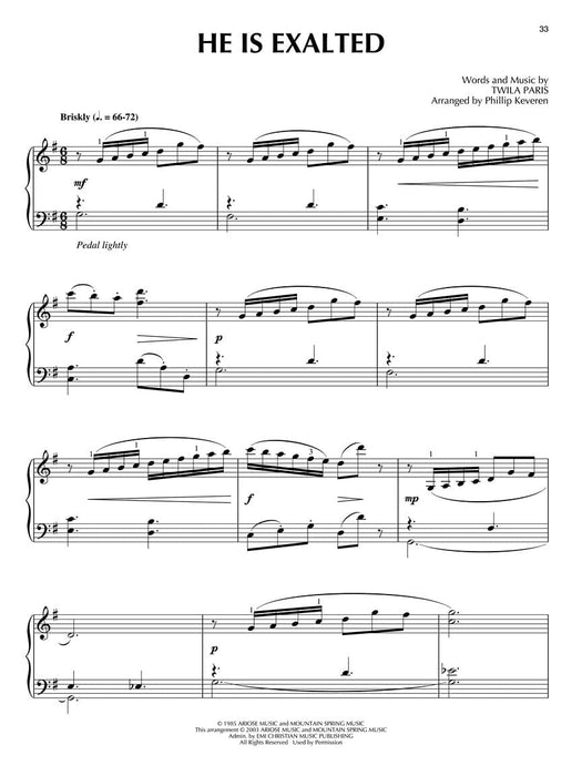 Above All arr. Phillip Keveren The Phillip Keveren Series Piano Solo 鋼琴 獨奏 | 小雅音樂 Hsiaoya Music