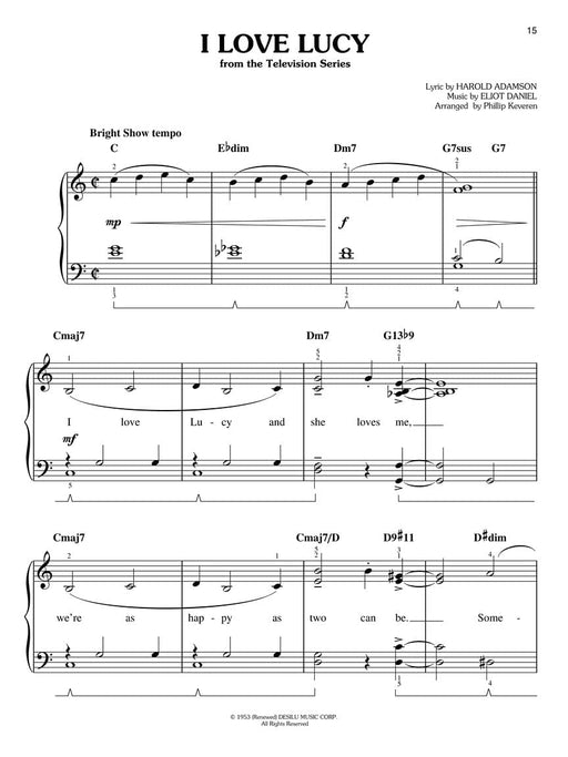 TV Themes arr. Phillip Keveren The Phillip Keveren Series Easy Piano 鋼琴 | 小雅音樂 Hsiaoya Music