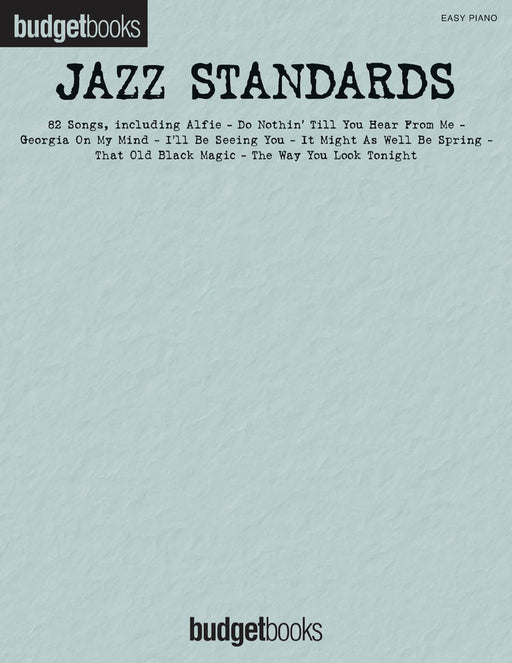 Jazz Standards Easy Piano Budget Books 爵士音樂 鋼琴 | 小雅音樂 Hsiaoya Music