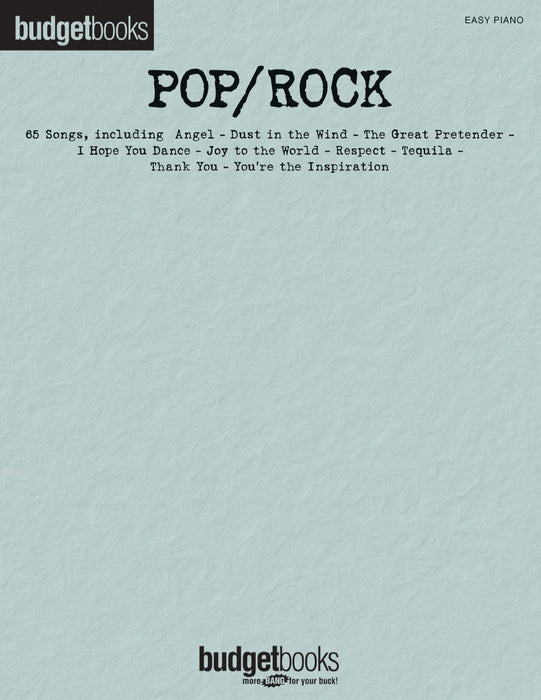 Pop/Rock Easy Piano Budget Books 鋼琴 | 小雅音樂 Hsiaoya Music