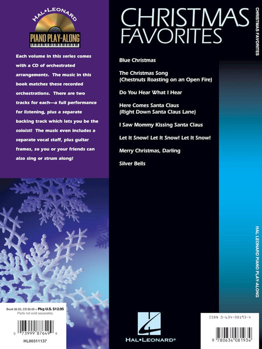 Christmas Favorites Piano Play-Along Volume 12 鋼琴 | 小雅音樂 Hsiaoya Music