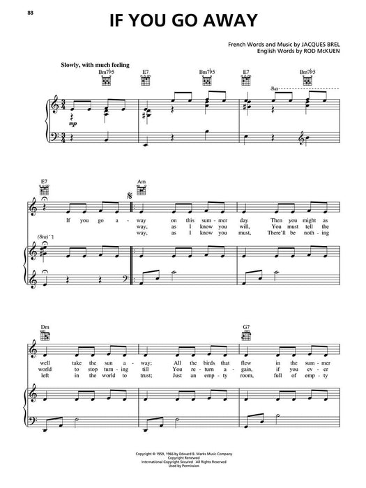 The Big Book of French Songs Popular Songs, Movie Hits, Musical Theatre Songs, Folksongs 民謠 | 小雅音樂 Hsiaoya Music