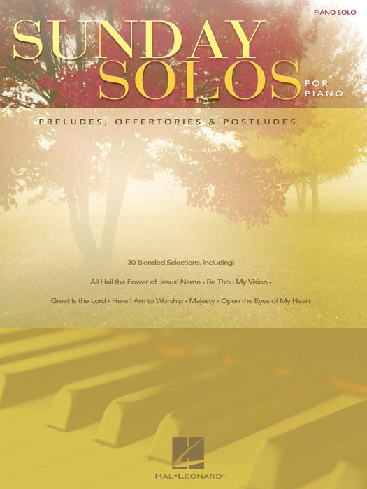 Sunday Solos for Piano Preludes, Offertories & Postludes 獨奏 鋼琴 前奏曲 後奏曲 | 小雅音樂 Hsiaoya Music