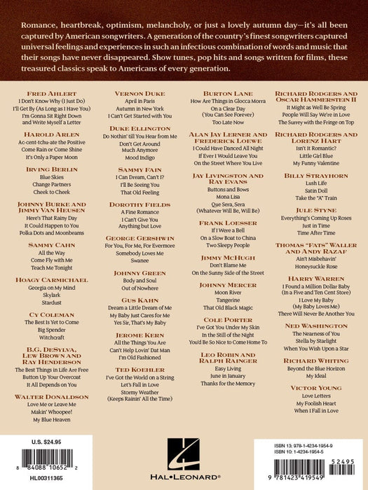 The Great American Songbook - The Composers Music and Lyrics for Over 100 Standards from the Golden Age of American Song 黃金時代 | 小雅音樂 Hsiaoya Music