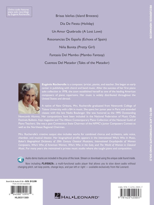 Recuerdos Hispanicos Spanish Memories Original Solos by Eugénie Rocherolle 獨奏 | 小雅音樂 Hsiaoya Music