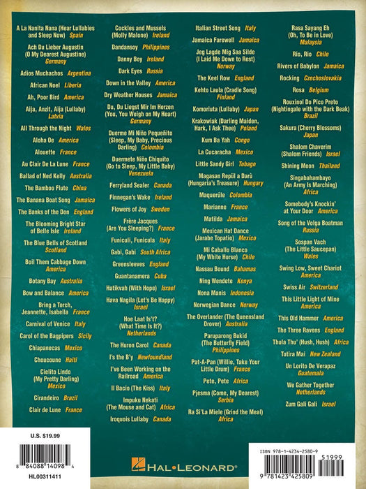 World Music Songbook More Than 100 Folk Songs from Countries Across the Globe 民謠 | 小雅音樂 Hsiaoya Music